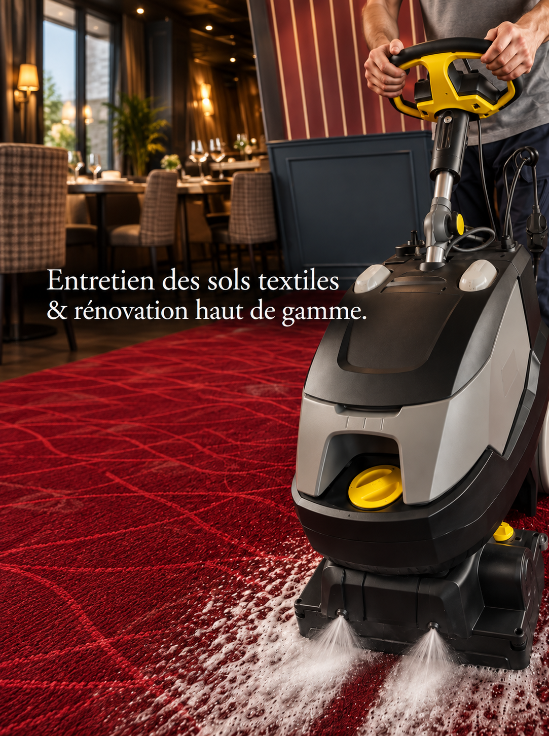 Entretien des sols textiles & rénovation haut de gamme
