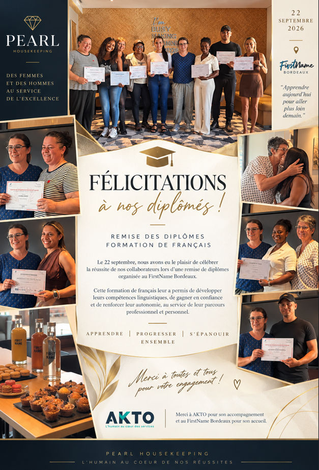 Remise des diplômes